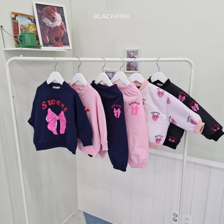 Black Pink - Korean Children Fashion - #designkidswear - Sweet Ribbon Jumper - 11