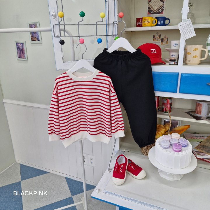 Black Pink - Korean Children Fashion - #discoveringself - Spring ST Sweatshirts - 8