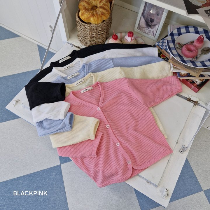 Black Pink - Korean Children Fashion - #discoveringself - Claire Cardigan - 5