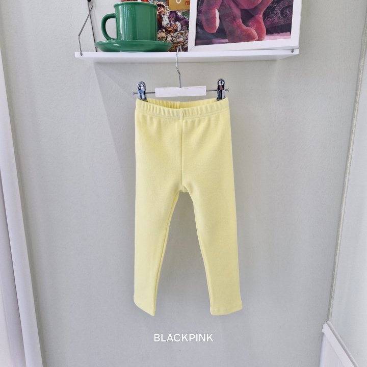 Black Pink - Korean Children Fashion - #fashionkids - Fried Span Leggings - 5