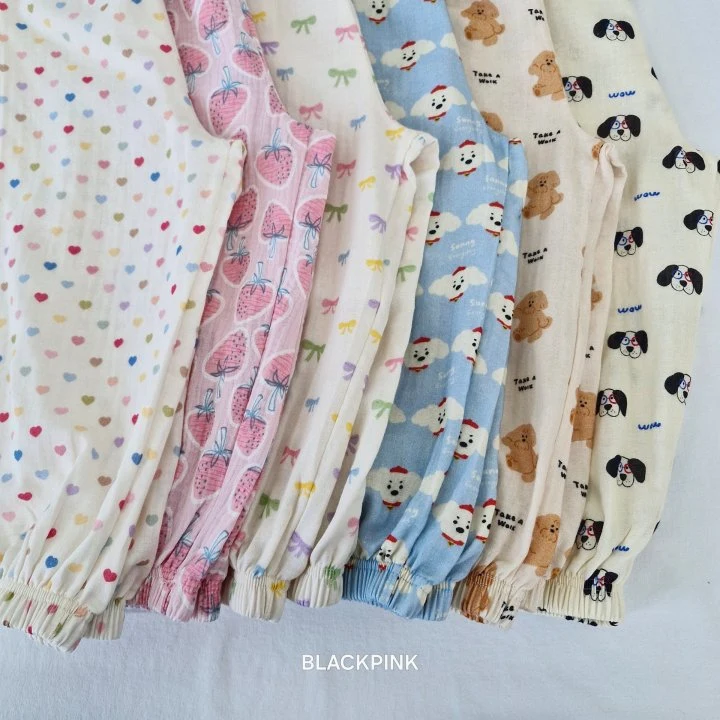 Black Pink - Korean Children Fashion - #discoveringself - Bom Bom Pants - 4