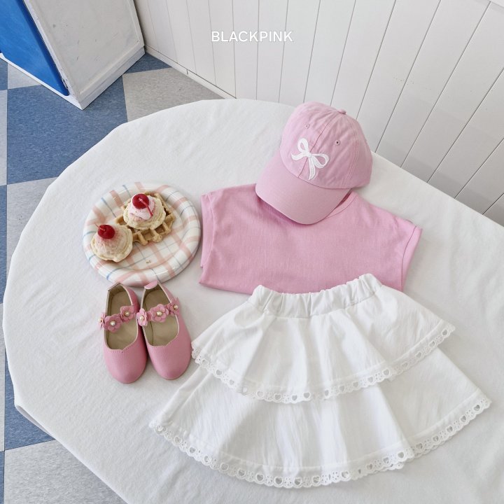 Black Pink - Korean Children Fashion - #kidsstore - Spring Basic Tee - 6