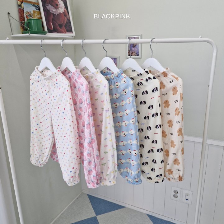 Black Pink - Korean Children Fashion - #kidsstore - Bom Bom Pants - 6