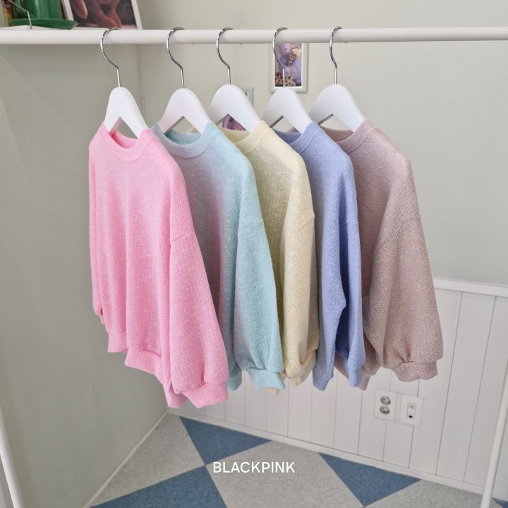 Black Pink - Korean Children Fashion - #kidsstore - Moss Crab Knit Sweatshirts - 5
