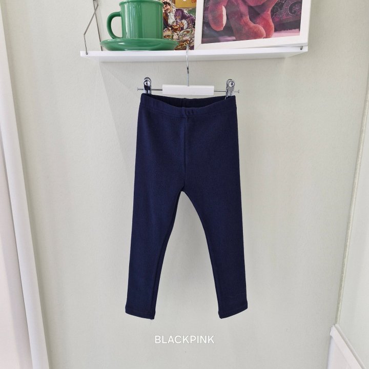Black Pink - Korean Children Fashion - #kidzfashiontrend - Fried Span Leggings - 8
