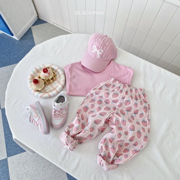 Black Pink - Korean Children Fashion - #kidzfashiontrend - Spring Basic Tee - 7