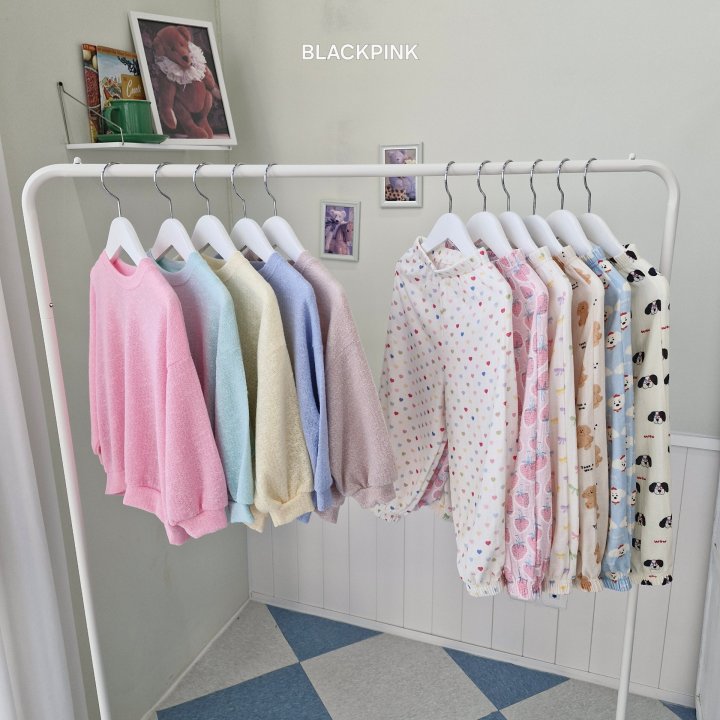 Black Pink - Korean Children Fashion - #kidzfashiontrend - Moss Crab Knit Sweatshirts - 6