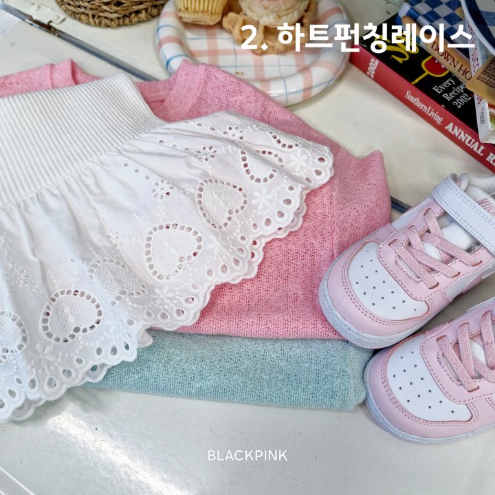 Black Pink - Korean Children Fashion - #minifashionista - Layered Lace Sleeveless - 3