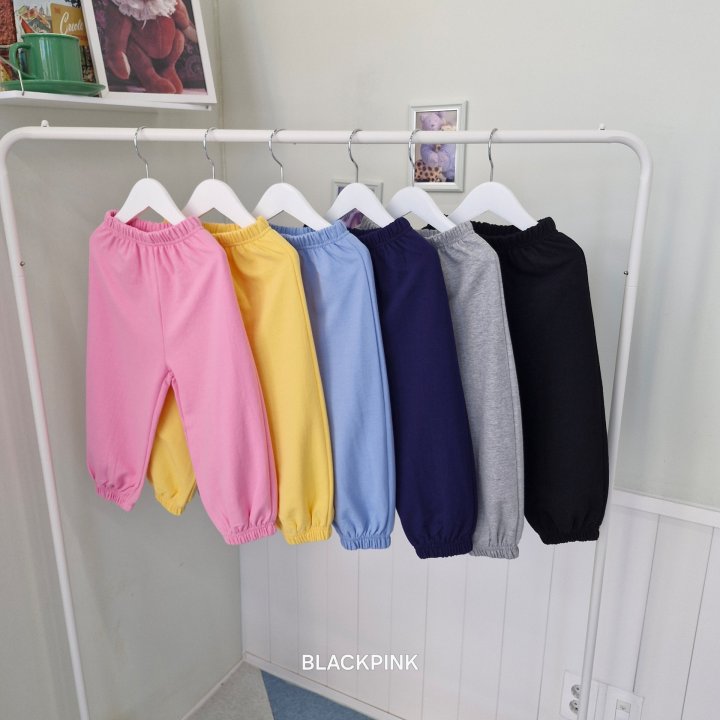 Black Pink - Korean Children Fashion - #minifashionista - Spring Basic Jogger Pants