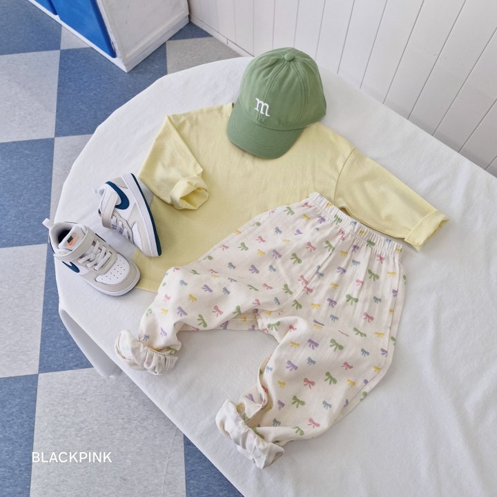 Black Pink - Korean Children Fashion - #minifashionista - Spring Basic Tee - 11