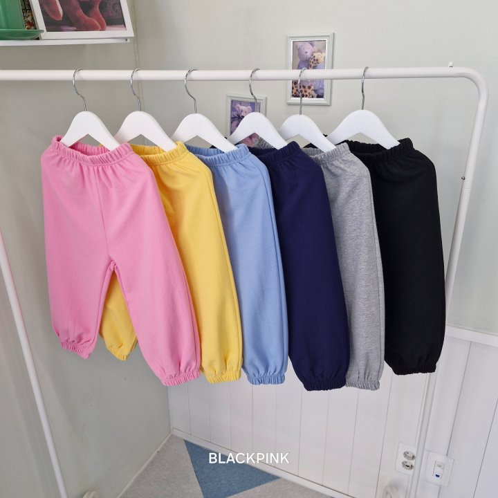 Black Pink - Korean Children Fashion - #prettylittlegirls - Spring Basic Jogger Pants - 2