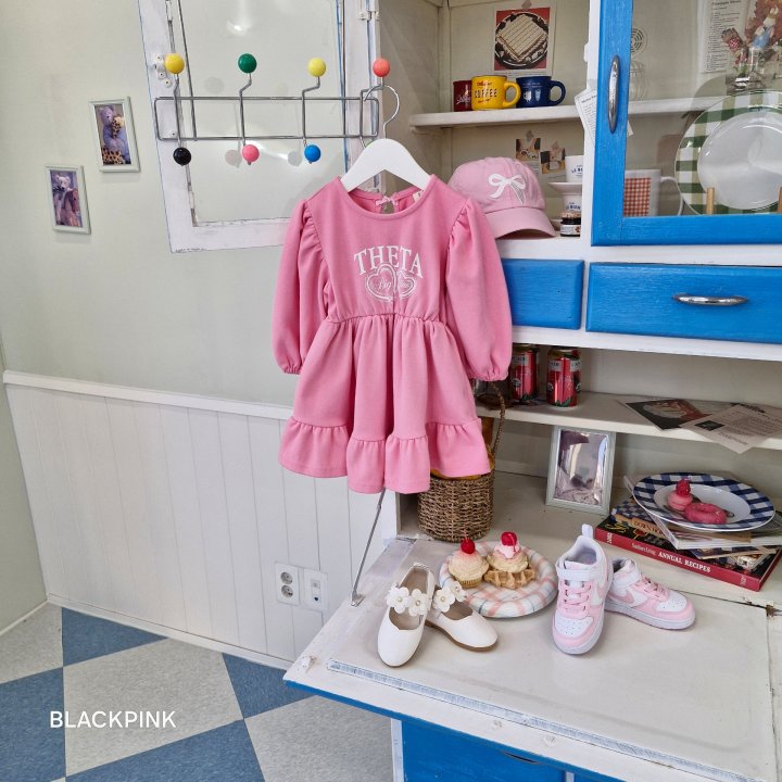 Black Pink - Korean Children Fashion - #prettylittlegirls - Ellie Frill Ribbon One-piece - 10