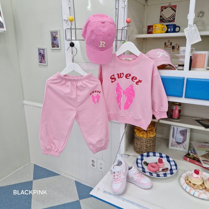 Black Pink - Korean Children Fashion - #stylishchildhood - Sweet Ribbon Set-up - 9