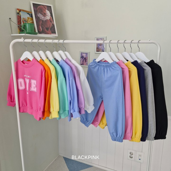 Black Pink - Korean Children Fashion - #todddlerfashion - Spring Basic Jogger Pants - 3