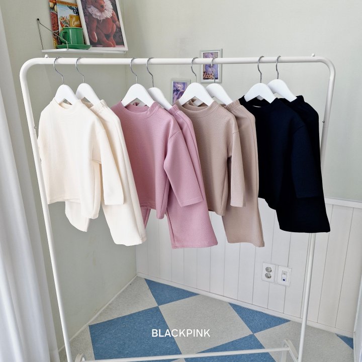 Black Pink - Korean Children Fashion - #todddlerfashion - Beryl Modern Set-up