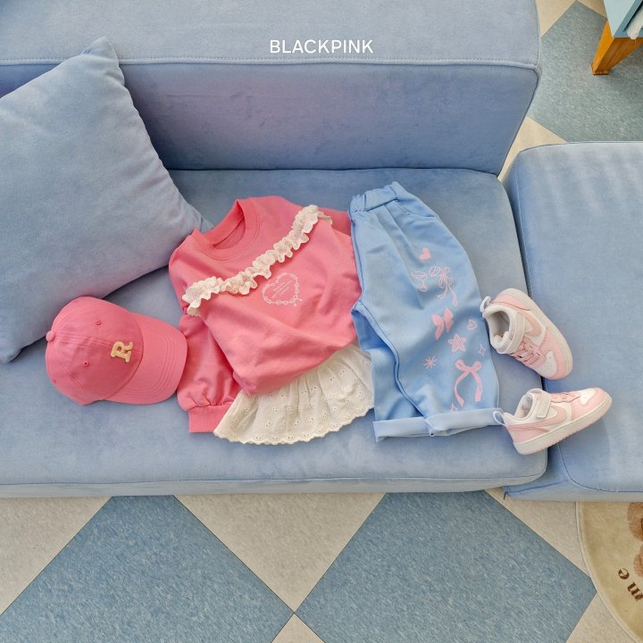 Black Pink - Korean Children Fashion - #toddlerclothing - Hazel Lace Sweatshirts - 10