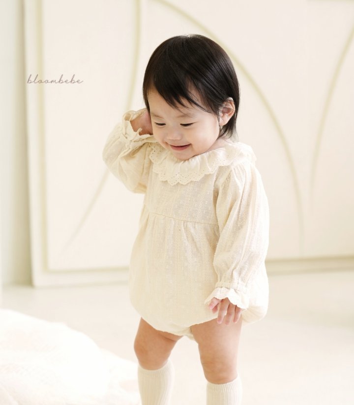 Bloombebe - Korean Baby Fashion - #babyfashion - Jacquard Cotton Bonnet Set - 3