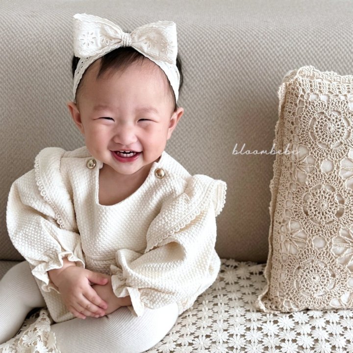 Bloombebe - Korean Baby Fashion - #babyfever - Ribbon Lace Band - 5