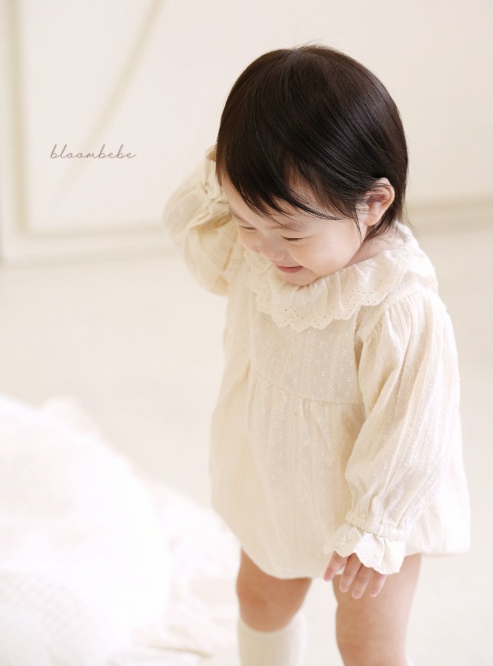 Bloombebe - Korean Baby Fashion - #babyfashion - Jacquard Cotton Bonnet Set - 4