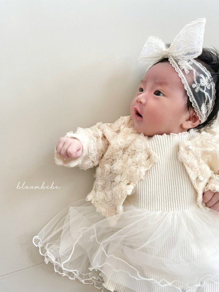 Bloombebe - Korean Baby Fashion - #babygirlfashion - Ribbon Lace Band - 6