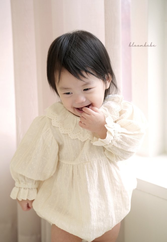 Bloombebe - Korean Baby Fashion - #babyoninstagram - Jacquard Cotton Bonnet Set - 7