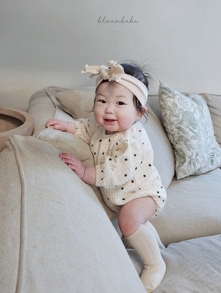 Bloombebe - Korean Baby Fashion - #babyoutfit - Dot Suit - 2