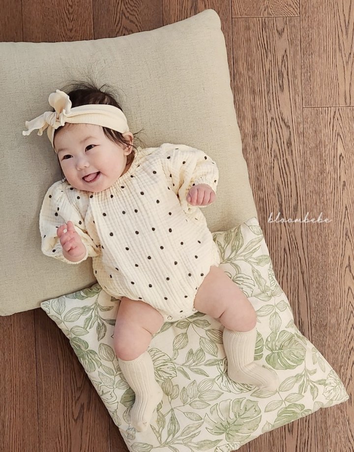 Bloombebe - Korean Baby Fashion - #babyoutfit - Dot Suit - 3
