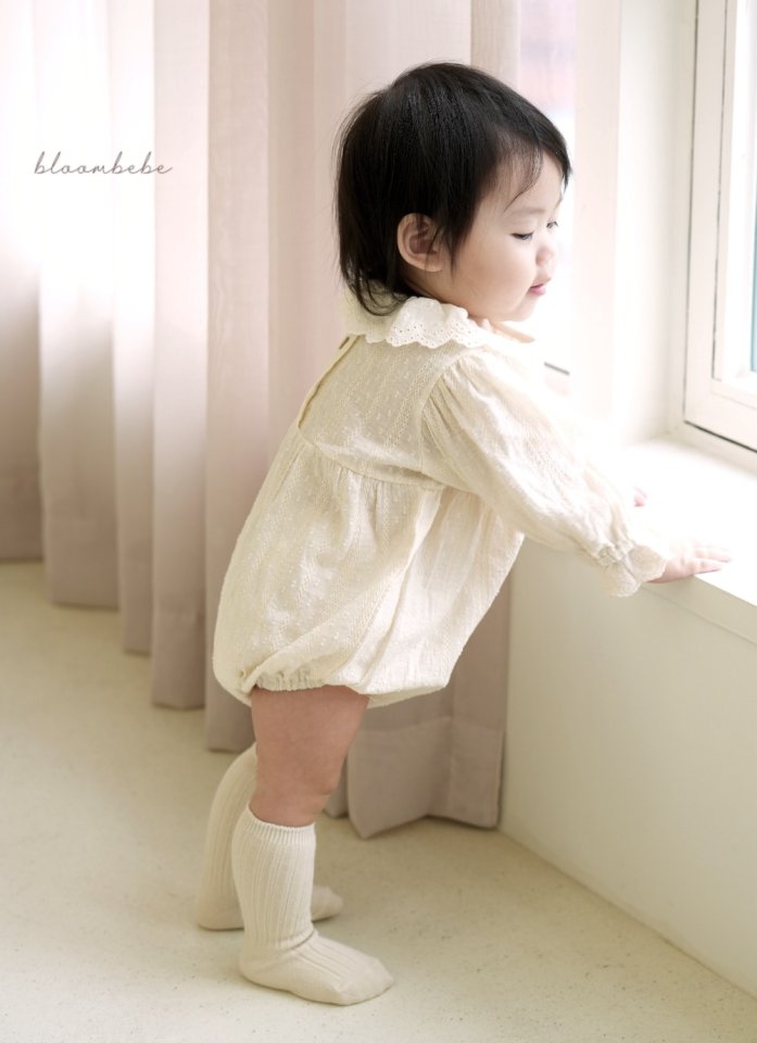 Bloombebe - Korean Baby Fashion - #babyoutfit - Jacquard Cotton Bonnet Set - 10