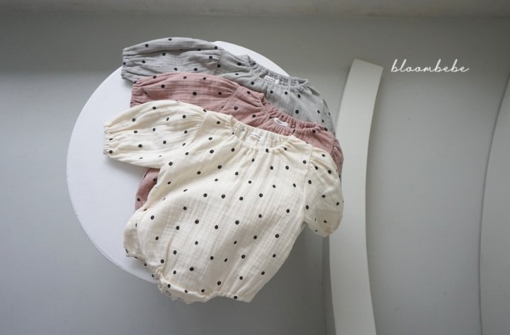 Bloombebe - Korean Baby Fashion - #onlinebabyboutique - Dot Suit - 5