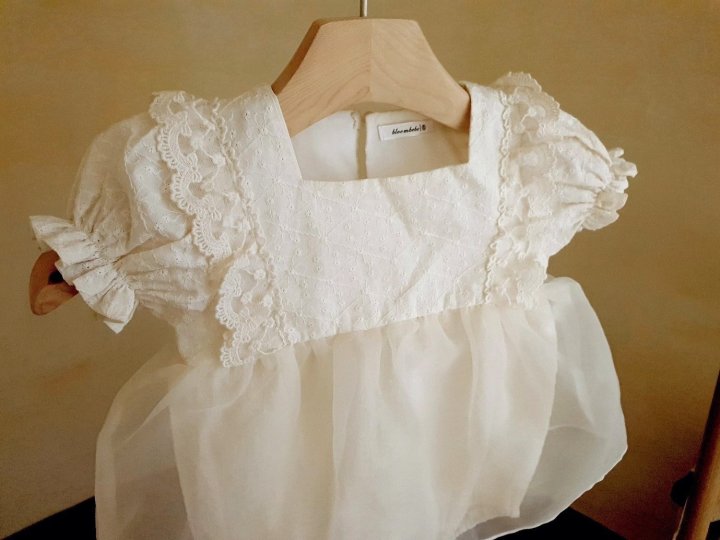 Bloombebe - Korean Baby Fashion - #onlinebabyboutique - Petit Lace Bonnet Set
