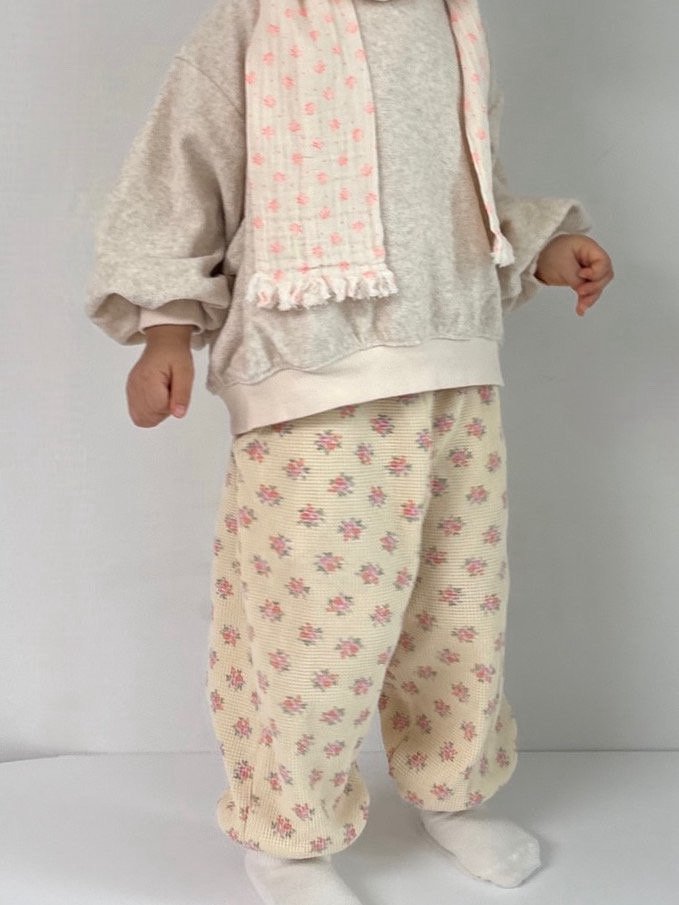 Bon Bon Butik - Korean Children Fashion - #minifashionista - Waffle Easy Pants - 9
