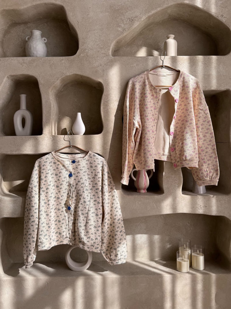 Bon Bon Butik - Korean Women Fashion - #momslook - Adult Waffle Cardigan