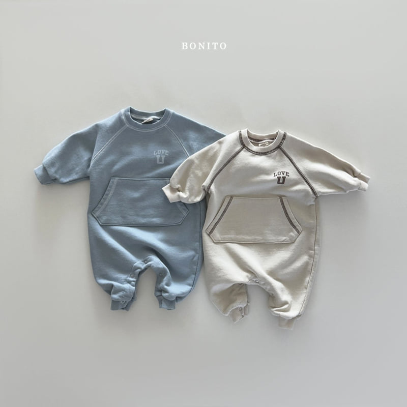 Bonito - Korean Baby Fashion - #babyfever - Kangaroo Suit