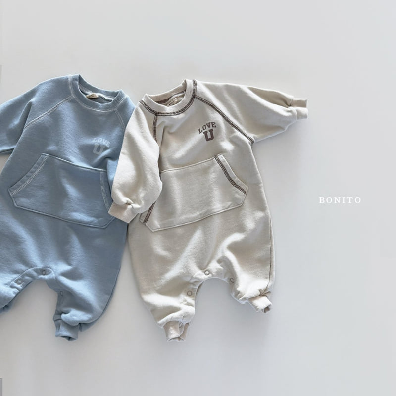 Bonito - Korean Baby Fashion - #babylifestyle - Kangaroo Suit - 3
