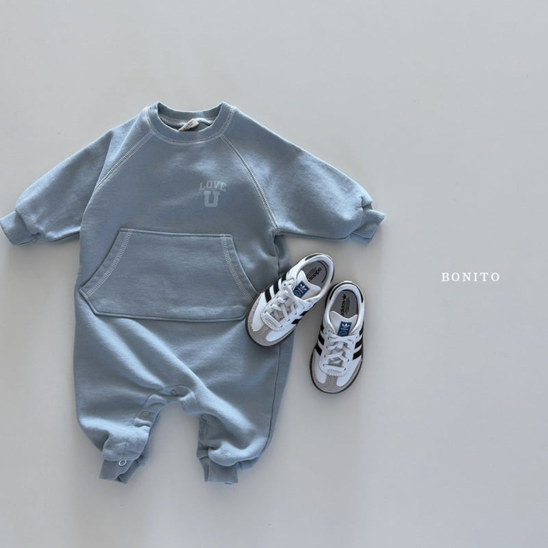 Bonito - Korean Baby Fashion - #babyoutfit - Kangaroo Suit - 6