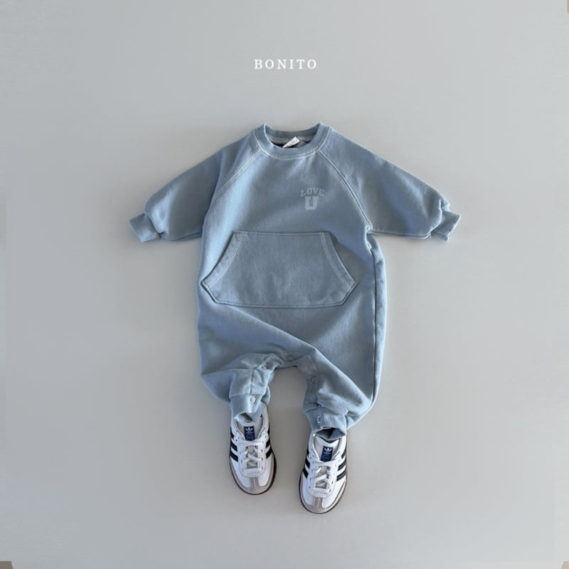 Bonito - Korean Baby Fashion - #babyoutfit - Kangaroo Suit - 7