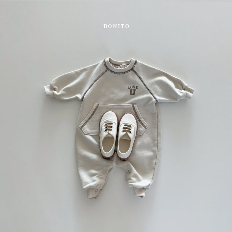 Bonito - Korean Baby Fashion - #onlinebabyshop - Kangaroo Suit - 10