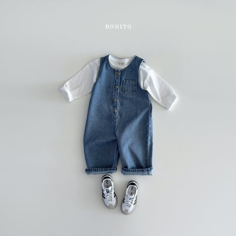 Bonito - Korean Children Fashion - #Kfashion4kids - Denim Overalls - 7