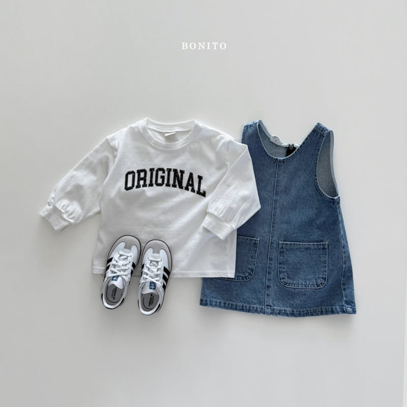 Bonito - Korean Children Fashion - #kidzfashiontrend - Denim One-piece - 4