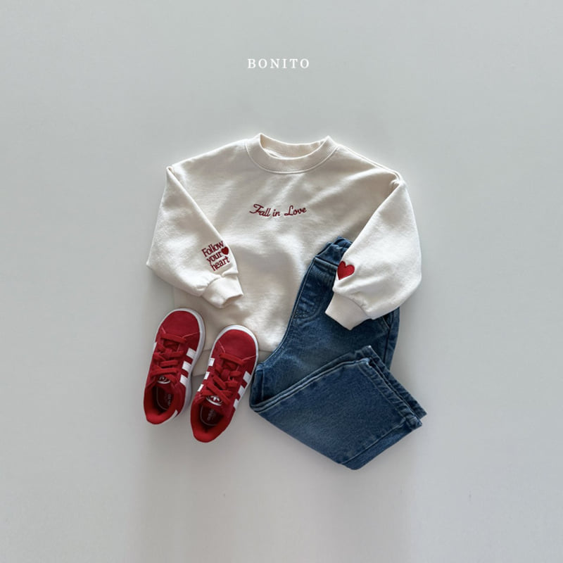 Bonito - Korean Children Fashion - #prettylittlegirls - Fall In Love Sweatshirts - 4
