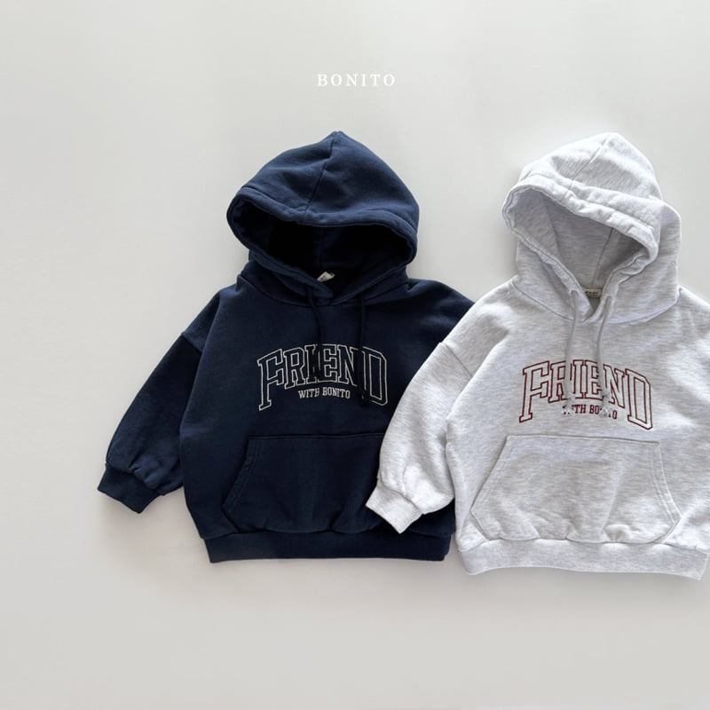 Bonito - Korean Children Fashion - #childofig - Friends Hooded Sweatshirts - 2