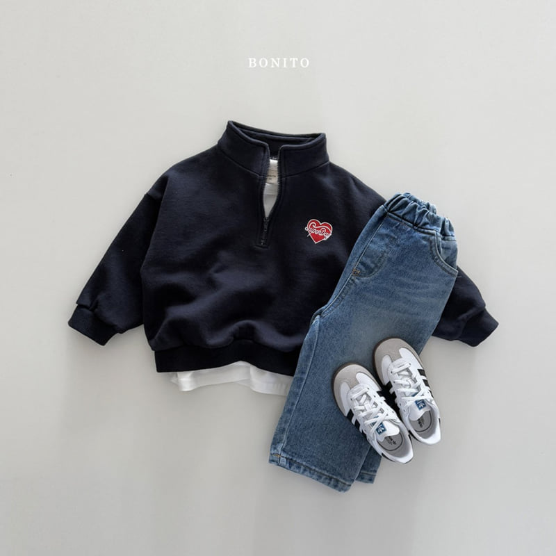 Bonito - Korean Children Fashion - #childofig - Super Day Half Zip-up Jacket - 11