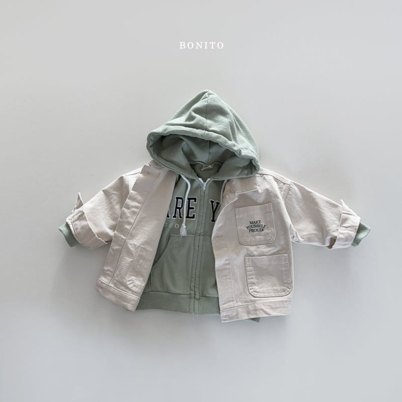 Bonito - Korean Children Fashion - #childofig - Made Cotton Jacket - 7