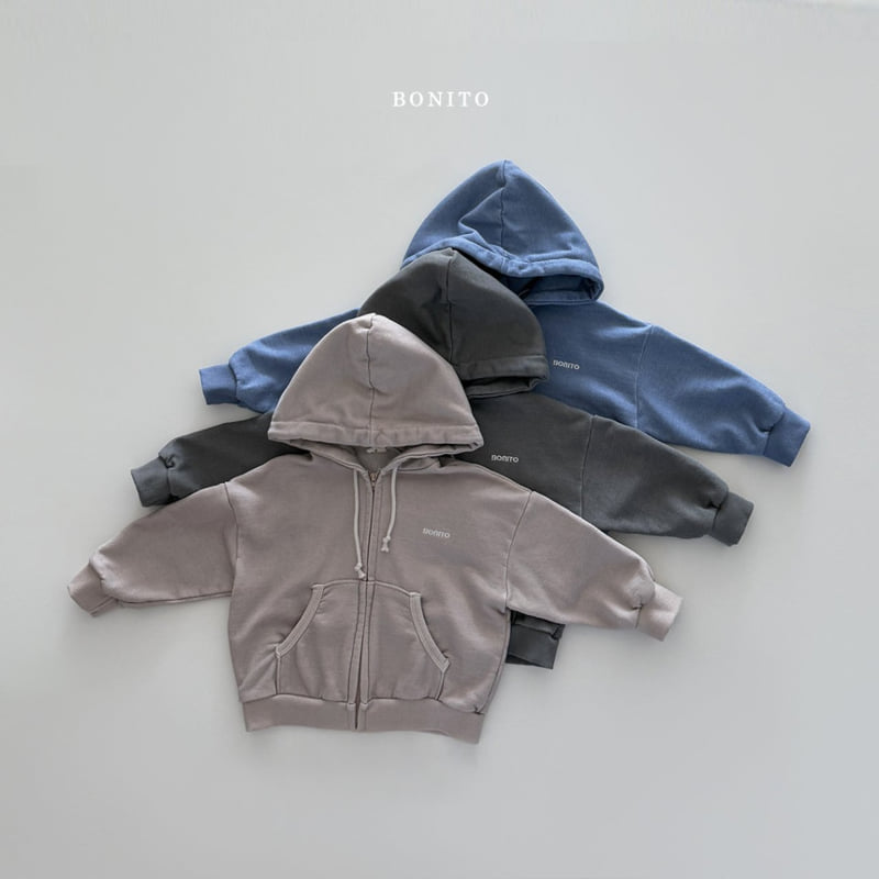 Bonito - Korean Children Fashion - #childofig - Pigment Hood Zip-up Jacket - 3