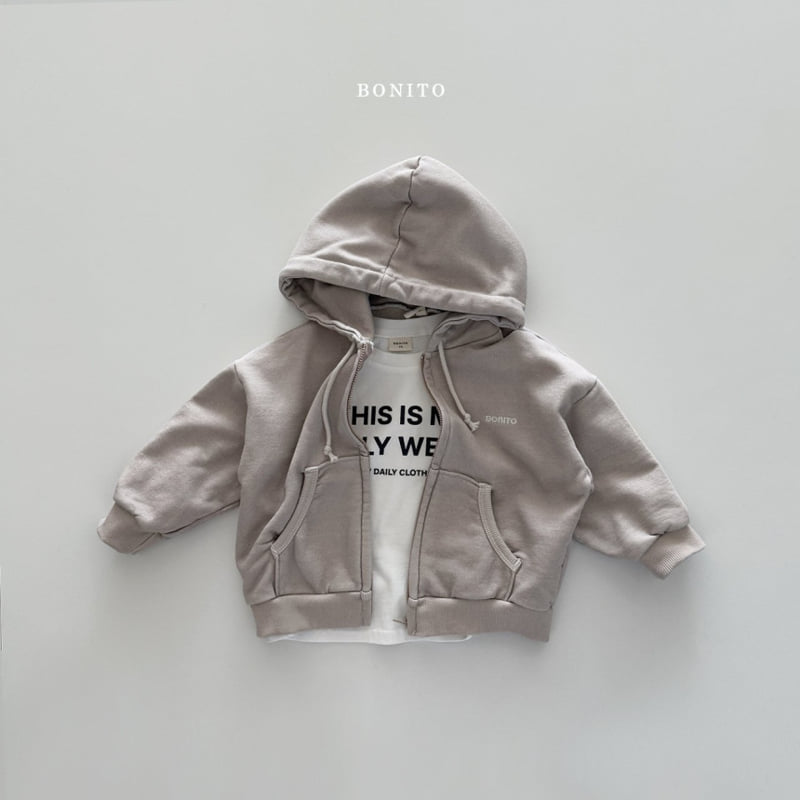 Bonito - Korean Children Fashion - #childofig - Pigment Hood Zip-up Jacket - 4