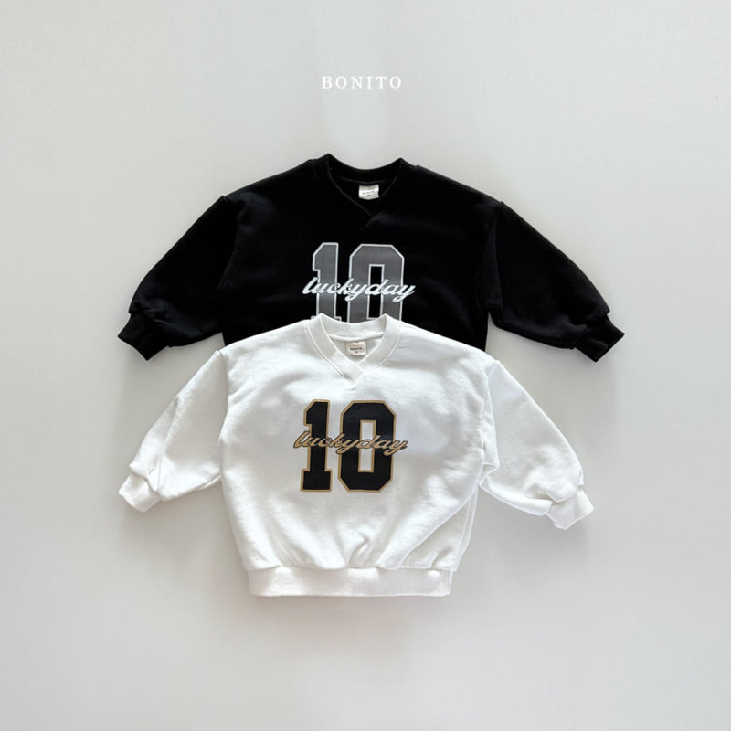 Bonito - Korean Children Fashion - #childofig - Lucky V Sweatshirts - 2