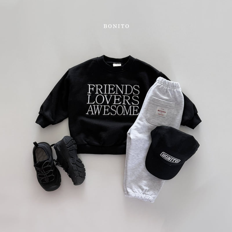 Bonito - Korean Children Fashion - #childofig - Friend Lover Sweatshirts - 9