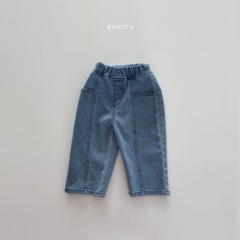 Bonito - Korean Children Fashion - #childrensboutique - Cut Denim Pants - 2