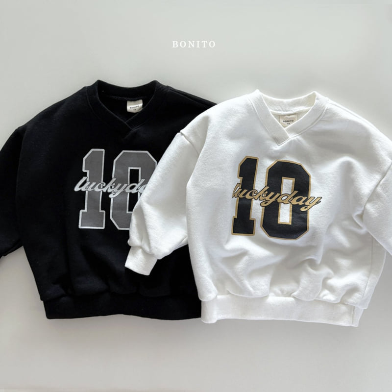Bonito - Korean Children Fashion - #childrensboutique - Lucky V Sweatshirts - 3