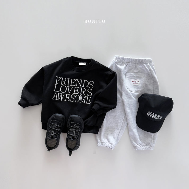 Bonito - Korean Children Fashion - #childrensboutique - Friend Lover Sweatshirts - 10